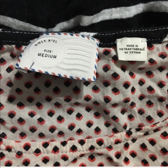 Postmark Black Striped 3/4 Sleeve Knit Top - Picture 4 of 5